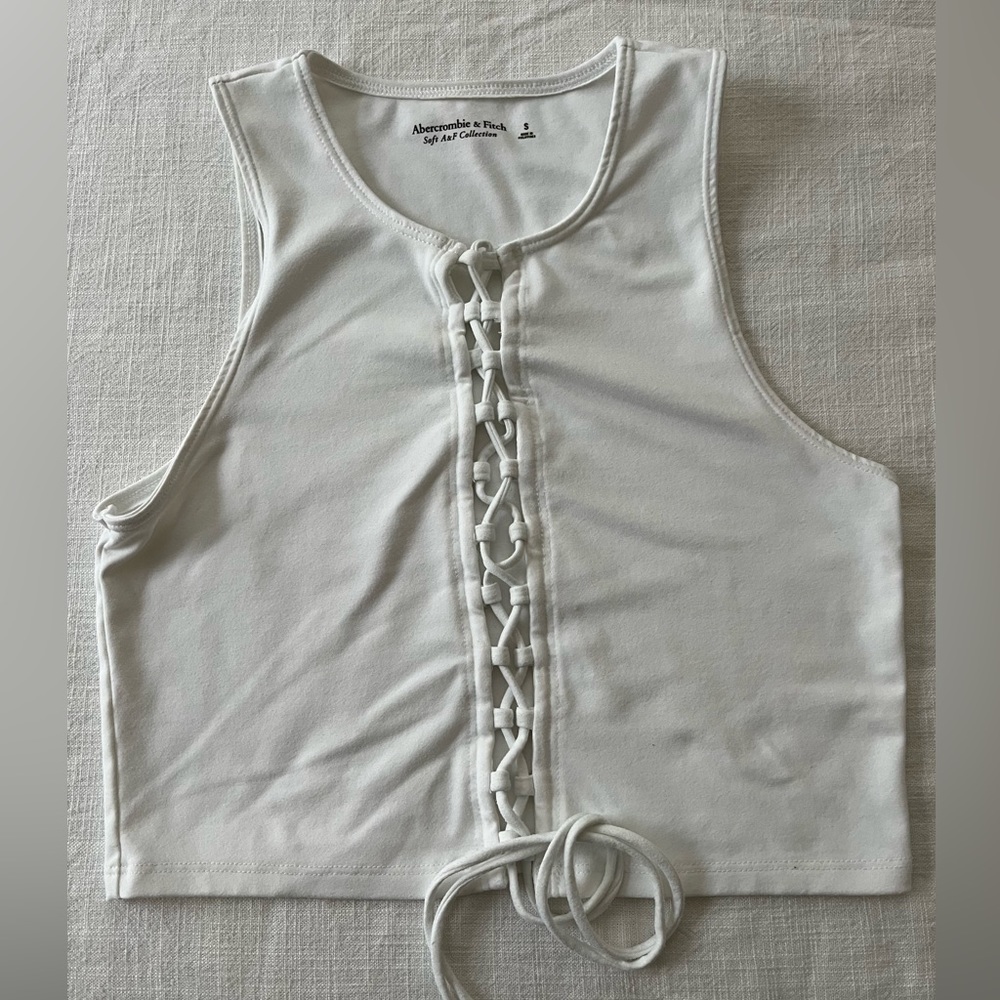 Abercrombie Lace-Up Seamless Fabric Scuba Tank